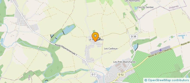 localisation de l'entreprise GLYP  LE CONTROIS-EN-SOLOGNE