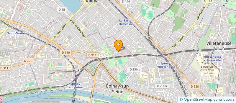 localisation de l'entreprise GM à EPINAY-SUR-SEINE