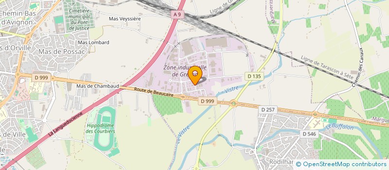 localisation de l'entreprise GM  NIMES