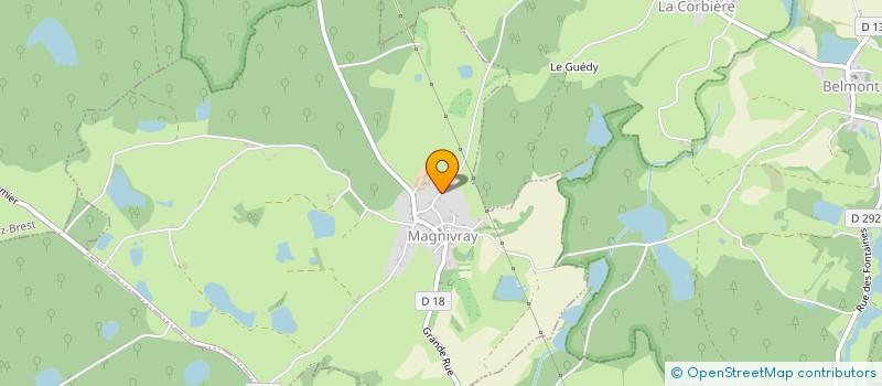 localisation de l'entreprise GM  MAGNIVRAY