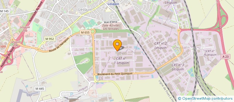 localisation de l'entreprise GM à LESQUIN