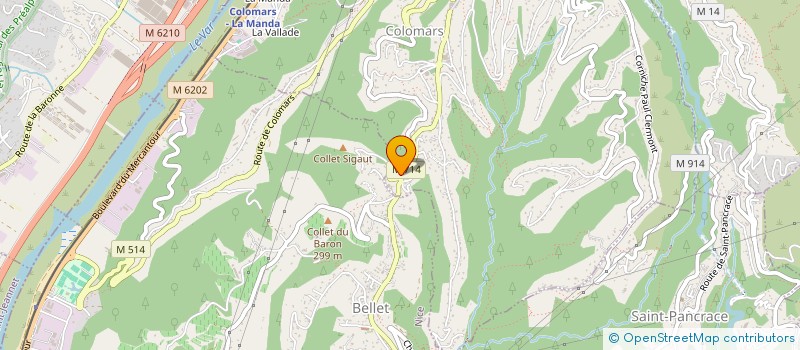 localisation de l'entreprise GM  COLOMARS