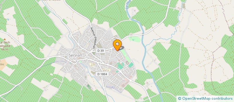 localisation de l'entreprise GM  SERVIAN