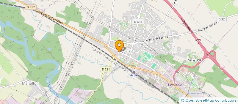 localisation de l'entreprise GM  ARTIX