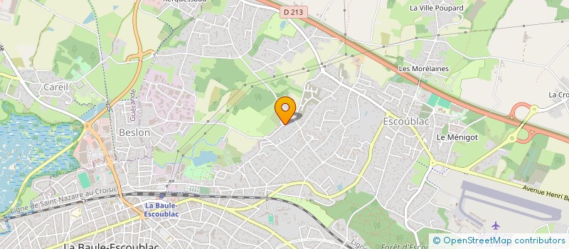 localisation de l'entreprise GM  LA BAULE-ESCOUBLAC