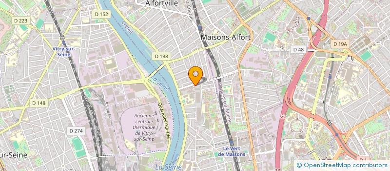 localisation de l'entreprise GM à ALFORTVILLE