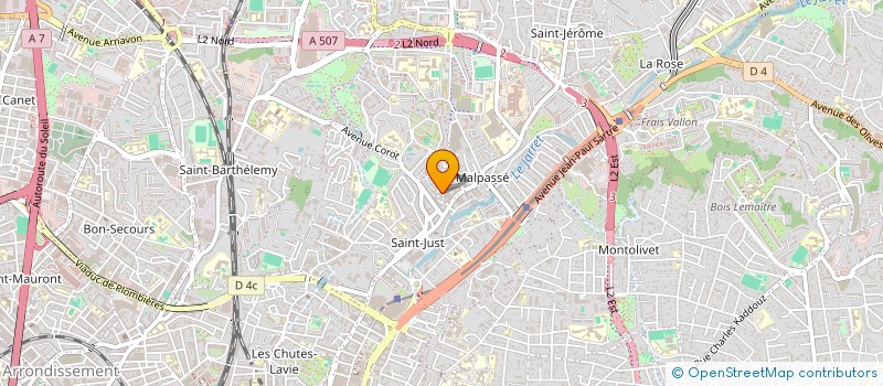 localisation de l'entreprise GM  MARSEILLE