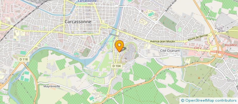 localisation de l'entreprise GM  CARCASSONNE