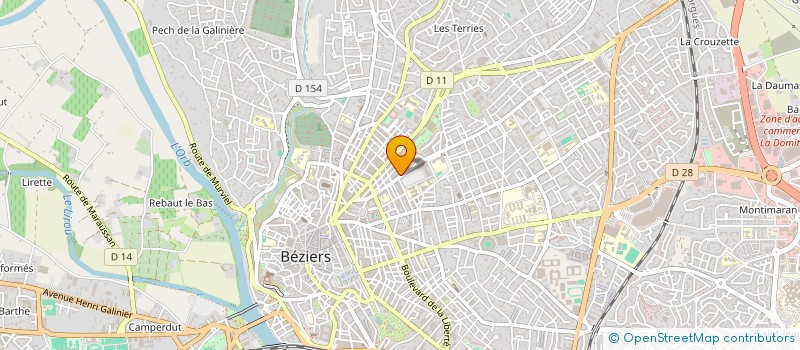 localisation de l'entreprise GM 99  BEZIERS