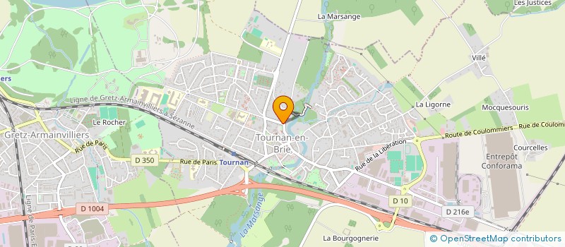 localisation de l'entreprise GM AERO CONSULTING à TOURNAN-EN-BRIE