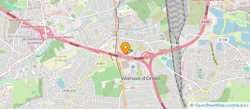localisation de l'entreprise GM AGENCEMENT à VILLENAVE-D'ORNON