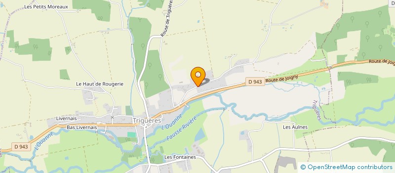localisation de l'entreprise GM ALIMENTATION à TRIGUERES