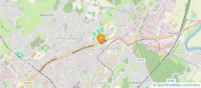 localisation de l'entreprise GM ASSISTANCE à BESANCON