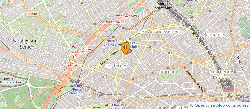 localisation de l'entreprise GM AUTO  PARIS