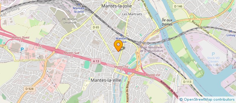 localisation de l'entreprise GM AUTOMOBILES à MANTES-LA-VILLE