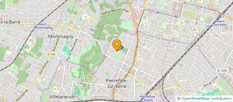 localisation de l'entreprise GM-BAT à PIERREFITTE-SUR-SEINE