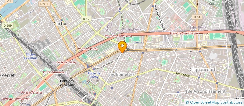 localisation de l'entreprise GM BAT  PARIS