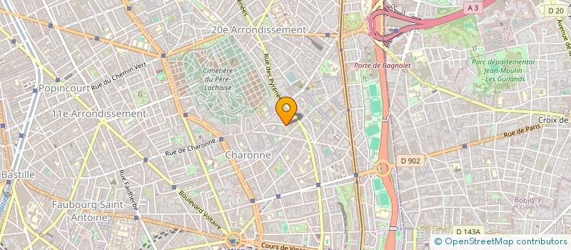 localisation de l'entreprise GM BATIMENT  PARIS