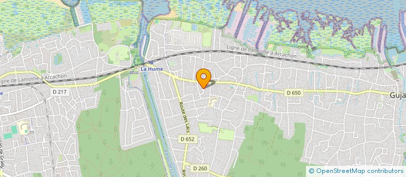 localisation de l'entreprise GM - BE à GUJAN-MESTRAS