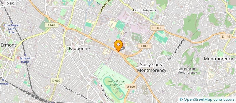 localisation de l'entreprise GM BIJOUX à SOISY-SOUS-MONTMORENCY