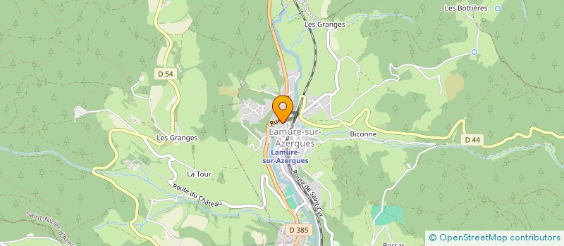 localisation de l'entreprise GM BOUTIQUE ZEN  LAMURE-SUR-AZERGUES