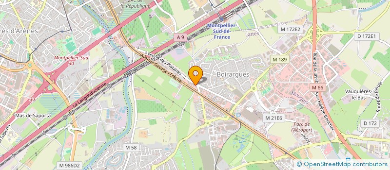 localisation de l'entreprise GM CANPAU à LATTES