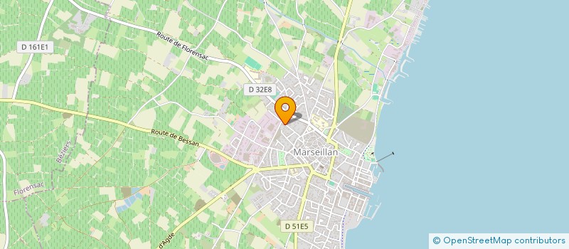 localisation de l'entreprise GM CAPITAL à MARSEILLAN