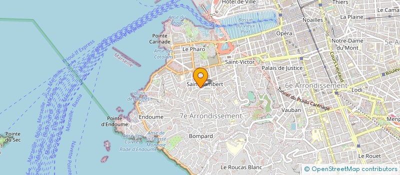 localisation de l'entreprise GM CARRELAGE à MARSEILLE