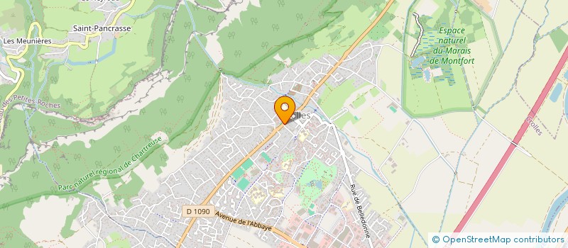 localisation de l'entreprise GM CASULA  CROLLES