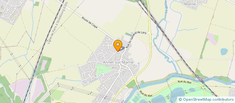 localisation de l'entreprise GM CHARPENTE COUVERTURE à ANNET-SUR-MARNE