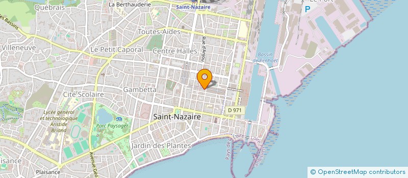 localisation de l'entreprise GM CHOCOPAT à SAINT-NAZAIRE