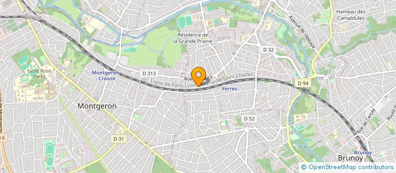 localisation de l'entreprise GM COIFFURE  YERRES