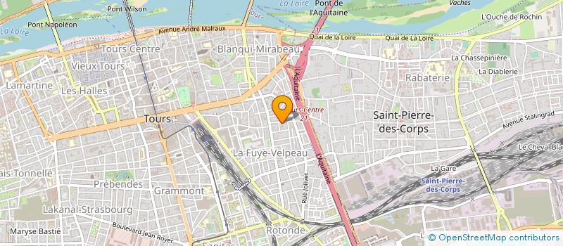 localisation de l'entreprise GM CONCEPT  SAINT-PIERRE-DES-CORPS