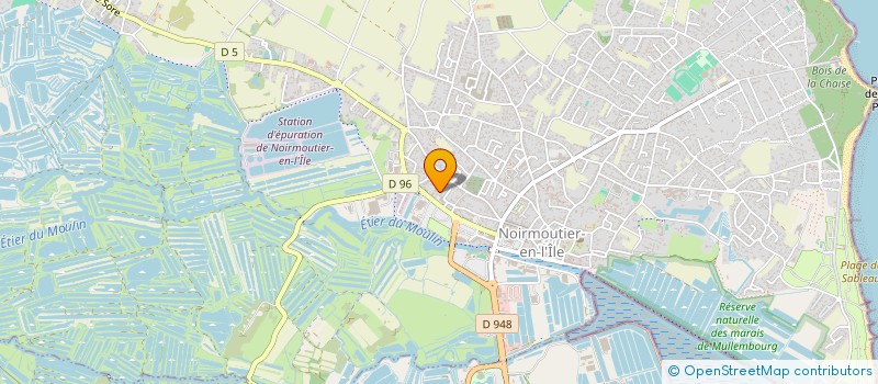 localisation de l'entreprise GM CONCEPT STORE  NOIRMOUTIER-EN-L'ILE