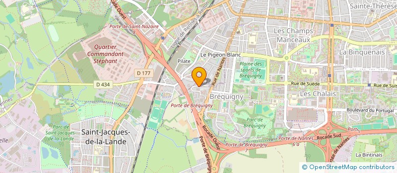 localisation de l'entreprise GM CONCIERGERIE & CO à RENNES