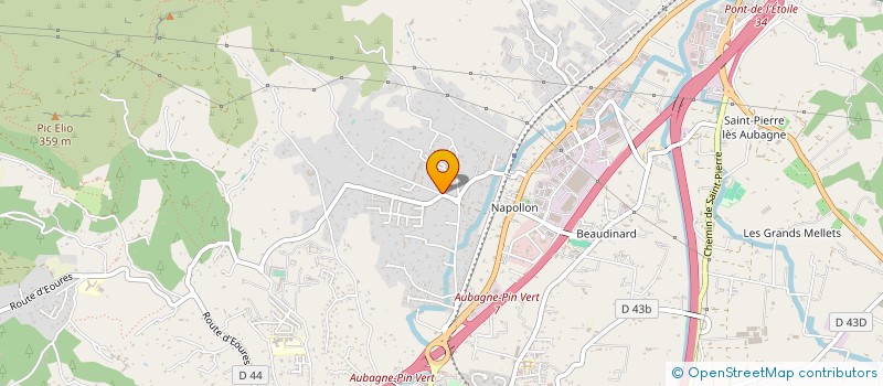 localisation de l'entreprise GM CONSEILS  AUBAGNE