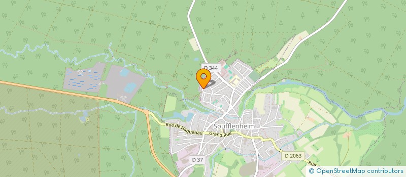localisation de l'entreprise GM CONSTRUCTION  SOUFFLENHEIM