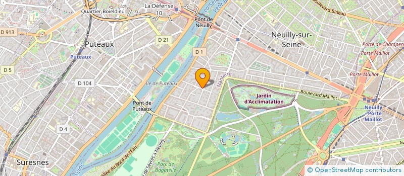 localisation de l'entreprise GM CONSULTING à NEUILLY-SUR-SEINE
