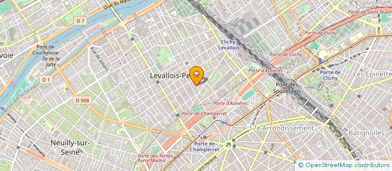localisation de l'entreprise GM CONSULTING à LEVALLOIS-PERRET