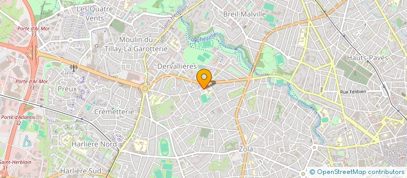 localisation de l'entreprise GM CONTRIVOR à NANTES