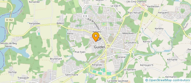 localisation de l'entreprise GM & CRAT à GUIDEL
