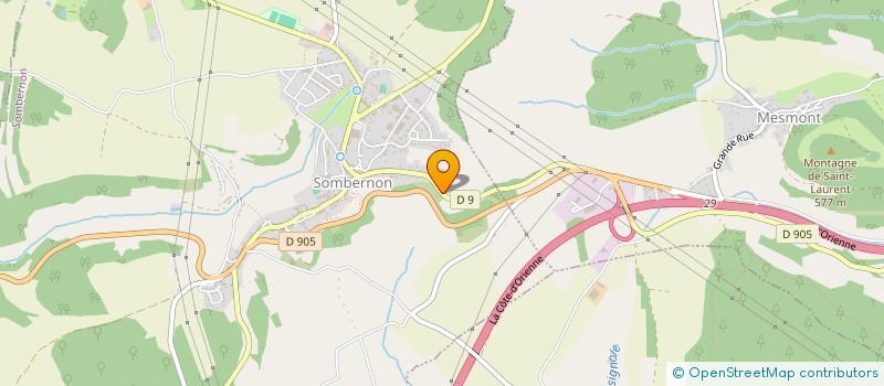 localisation de l'entreprise GM DECOUPE  SOMBERNON