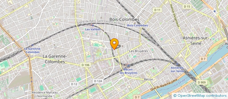 localisation de l'entreprise GM DECOUVRIR à BOIS-COLOMBES