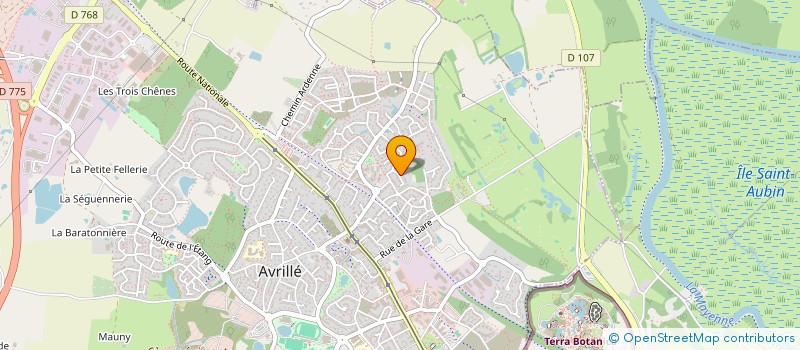 localisation de l'entreprise GM DEVELOPPEMENT  ANGERS