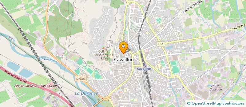 localisation de l'entreprise GM'DIAG  CAVAILLON