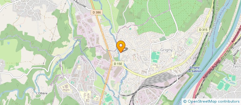 localisation de l'entreprise GM'ELEC à GRIGNY