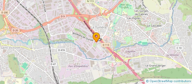 localisation de l'entreprise GM ENERGIES à VITROLLES