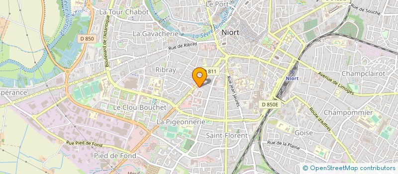 localisation de l'entreprise GM ENTREPRISES à NIORT