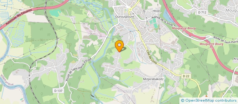 localisation de l'entreprise GM ETXEA  SAINT-PIERRE-D'IRUBE