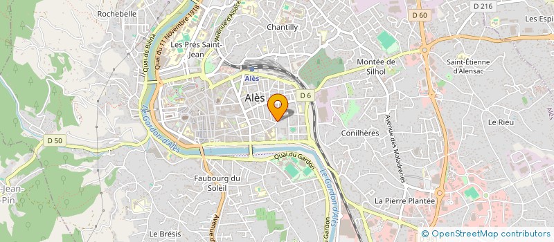 localisation de l'entreprise GM EVENTS  ALES